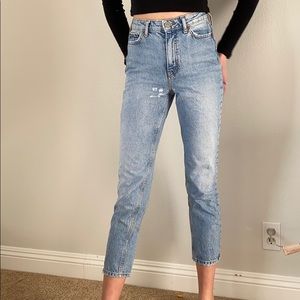 High rise mom jeans